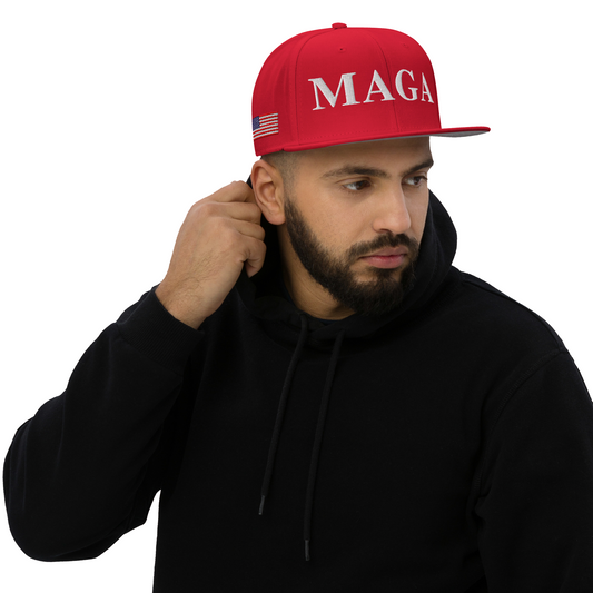 Modern MAGA Snapback Hat